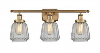 Chatham - 3 Light - 26 inch - Brushed Brass - Bath Vanity Light (3442|916-3W-BB-G142)