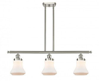 Bellmont - 3 Light - 36 inch - Brushed Satin Nickel - Stem Hung - Island Light (3442|916-3I-SN-G191)