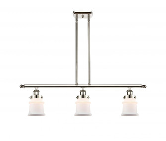 Canton - 3 Light - 36 inch - Polished Nickel - Stem Hung - Island Light (3442|916-3I-PN-G181S)