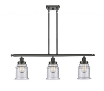 Canton - 3 Light - 36 inch - Oil Rubbed Bronze - Stem Hung - Island Light (3442|916-3I-OB-G184)