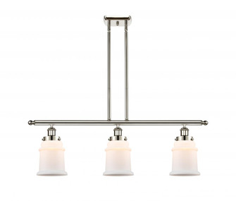 Canton - 3 Light - 36 inch - Polished Nickel - Stem Hung - Island Light (3442|916-3I-PN-G181)
