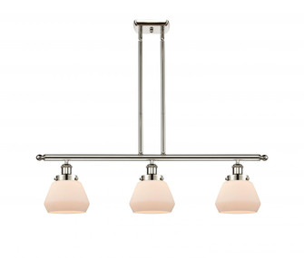 Fulton - 3 Light - 36 inch - Polished Nickel - Stem Hung - Island Light (3442|916-3I-PN-G171)