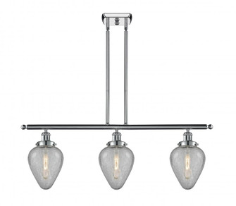 Geneseo - 3 Light - 36 inch - Polished Chrome - Stem Hung - Island Light (3442|916-3I-PC-G165)
