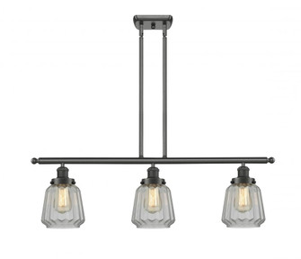 Chatham - 3 Light - 36 inch - Oil Rubbed Bronze - Stem Hung - Island Light (3442|916-3I-OB-G142)