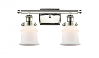 Canton - 2 Light - 16 inch - Polished Nickel - Bath Vanity Light (3442|916-2W-PN-G181S)