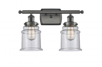 Canton - 2 Light - 16 inch - Oil Rubbed Bronze - Bath Vanity Light (3442|916-2W-OB-G184)