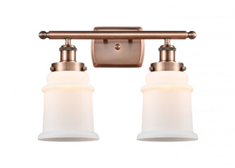 Canton - 2 Light - 16 inch - Antique Copper - Bath Vanity Light (3442|916-2W-AC-G181)