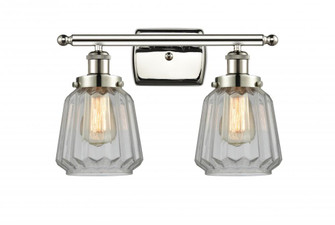 Chatham - 2 Light - 16 inch - Polished Nickel - Bath Vanity Light (3442|916-2W-PN-G142)