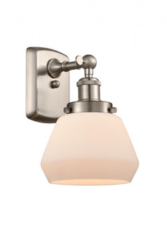 Fulton - 1 Light - 6 inch - Brushed Satin Nickel - Sconce (3442|916-1W-SN-G171)