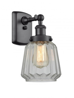 Chatham - 1 Light - 6 inch - Matte Black - Sconce (3442|916-1W-BK-G142)