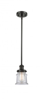 Canton - 1 Light - 6 inch - Oil Rubbed Bronze - Mini Pendant (3442|916-1S-OB-G182S)