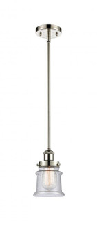 Canton - 1 Light - 6 inch - Polished Nickel - Mini Pendant (3442|916-1S-PN-G184S)