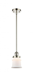 Canton - 1 Light - 6 inch - Polished Nickel - Mini Pendant (3442|916-1S-PN-G181S)