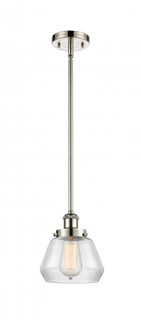 Fulton - 1 Light - 6 inch - Polished Nickel - Mini Pendant (3442|916-1S-PN-G172)