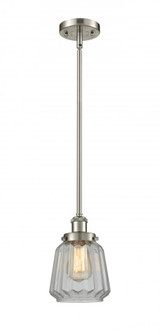 Chatham - 1 Light - 6 inch - Brushed Satin Nickel - Mini Pendant (3442|916-1S-SN-G142)