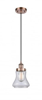 Bellmont - 1 Light - 6 inch - Antique Copper - Cord hung - Mini Pendant (3442|916-1P-AC-G192)