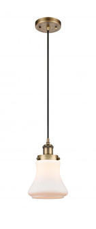 Bellmont - 1 Light - 6 inch - Brushed Brass - Cord hung - Mini Pendant (3442|916-1P-BB-G191)