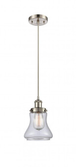 Bellmont - 1 Light - 6 inch - Brushed Satin Nickel - Cord hung - Mini Pendant (3442|916-1P-SN-G192)