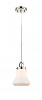 Bellmont - 1 Light - 6 inch - Polished Nickel - Cord hung - Mini Pendant (3442|916-1P-PN-G191)