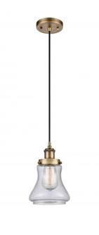 Bellmont - 1 Light - 6 inch - Brushed Brass - Cord hung - Mini Pendant (3442|916-1P-BB-G194)