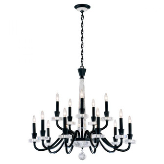 Amadeus 15 Light 120V Chandelier in French Gold with Optic Haze Quartz (168|S9338-26OH)