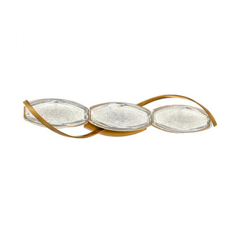 Bijoux 27in 120/277V LED Bath Vanity & Wall Light in Aged Brass with Radiance Crystal Dust (168|S8727-700R)