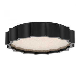 Tarte 16in 120V LED Flush Mount in Aged Brass with Radiance Crystal Dust (168|S8416-700R)