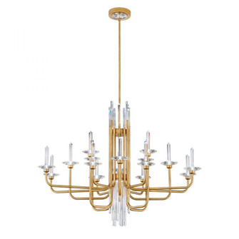 Calliope 16 Light 120-277V Chandelier in Soft Silver with Clear Optic Crystal (168|S5716-710O)