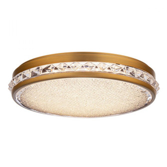 Kristally 12in 120V LED Flush Mount in Black with Radiance Crystal Dust (168|S9912-18R)