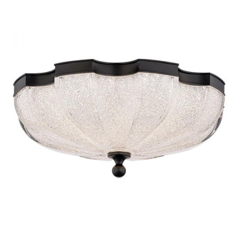 Cupola 16in 120/277V LED Flush Mount in Aged Brass with Radiance Crystal Dust (168|S2516-700R)