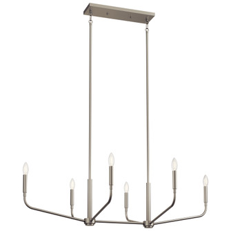 Linear Chandelier 6Lt (10687|52721NI)
