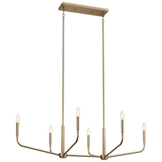 Linear Chandelier 6Lt (10687|52721CPZ)