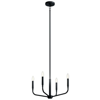 Chandelier/Semi Flush Mount 4Lt (10687|52716BK)