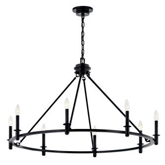 Carrick 40.75 Inch 8 Light Chandelier in Black (10687|52706BK)