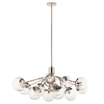 Linear Chandelier Convertible 12Lt (10687|52703PNCLR)