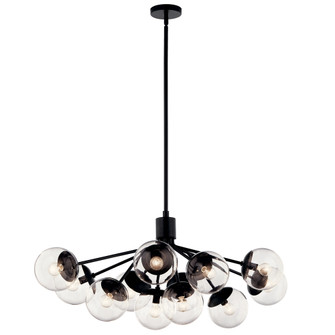 Linear Chandelier Convertible 12Lt (10687|52703BKCLR)