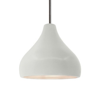 Medium Droplet 1-Light Pendant (254|CER-6563-MAT-NCKL-RIGID-LED1-700)
