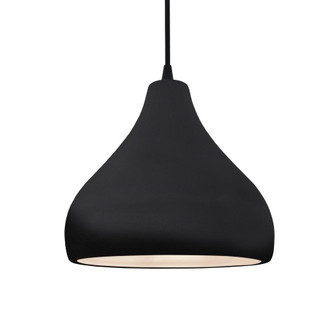 Medium Droplet LED Pendant (254|CER-6563-BKMT-NCKL-BKCD-LED1-700)