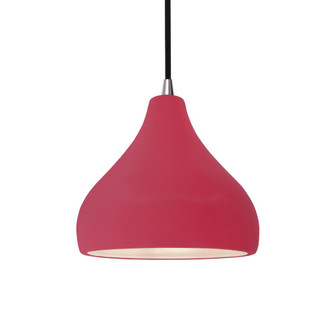 Small Droplet 1-Light Pendant (254|CER-6560-CRSE-NCKL-BKCD)