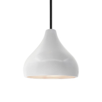 Small Droplet LED Pendant (254|CER-6560-BIS-MBLK-RIGID-LED1-700)