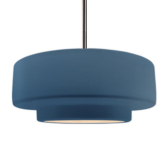 Large Tier 1-Light Pendant (254|CER-6545-MDMT-NCKL-RIGID)