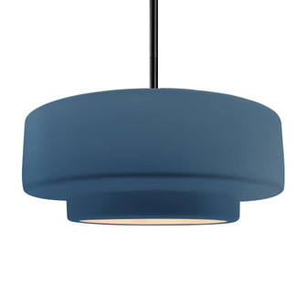 Large Tier 1-Light Pendant (254|CER-6545-MDMT-MBLK-RIGID)