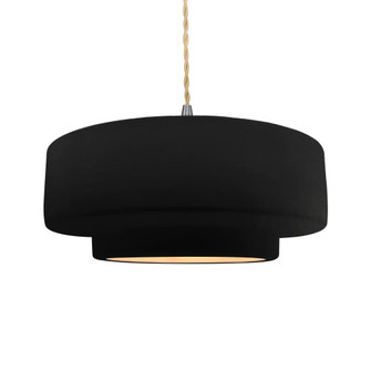 Large Tier 1-Light Pendant (254|CER-6545-CBGD-NCKL-BEIG-TWST-LED1-700)