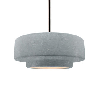 Medium Tier 1-Light Pendant (254|CER-6543-CONC-NCKL-RIGID-LED1-700)