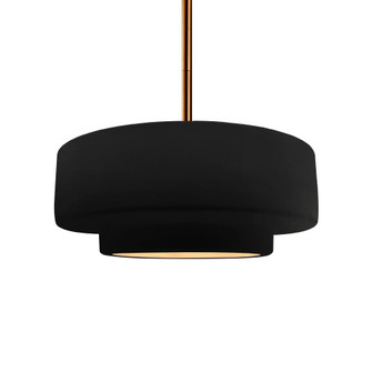 Medium Tier 1-Light Pendant (254|CER-6543-CBGD-BRSS-RIGID-LED1-700)