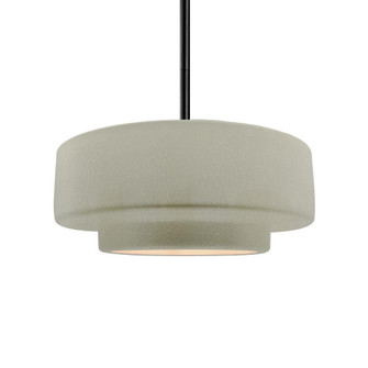 Medium Tier 1-Light Pendant (254|CER-6543-CKC-MBLK-RIGID)