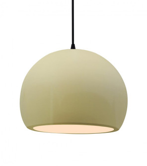 Large Globe LED Pendant (254|CER-6535-VAN-MBLK-BKCD-LED1-700)