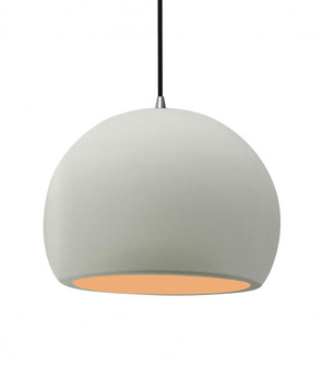 Large Globe LED Pendant (254|CER-6535-MTGD-NCKL-BKCD-LED1-700)