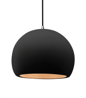 Large Globe LED Pendant (254|CER-6535-CBGD-NCKL-BKCD-LED1-700)