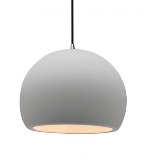 Large Globe LED Pendant (254|CER-6535-BIS-NCKL-BKCD-LED1-700)